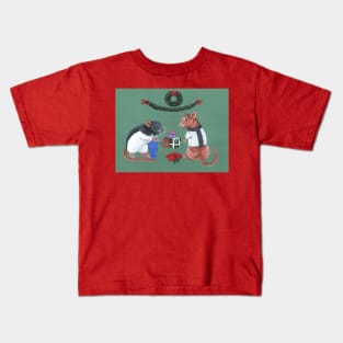 Rat Christmas Jumper Kids T-Shirt